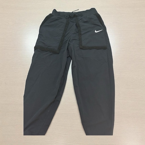 Nike Pants - Nike Women's Black Joggers with White Swoosh